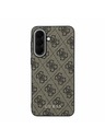 Guess Guess PU 4G Metal Classic Logo Hátsó Tok Samsung Galaxy A57-hez Brown