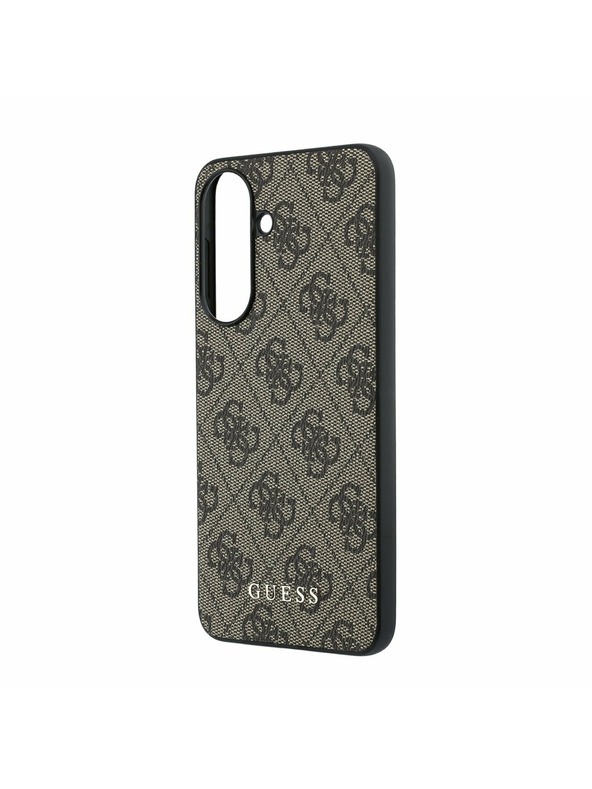 Guess Guess PU 4G Metal Classic Logo Hátsó Tok Samsung Galaxy A57-hez Brown