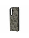 Guess Guess PU 4G Metal Classic Logo Hátsó Tok Samsung Galaxy A57-hez Brown