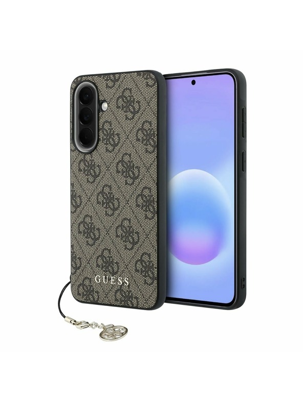 Guess Guess 4G Charm Hátsó Tok Samsung Galaxy A57-hez Brown