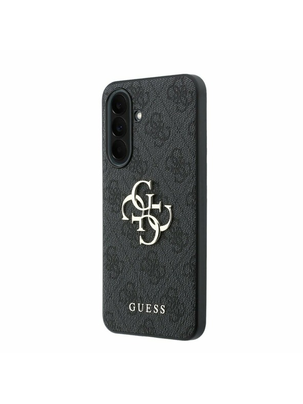 Guess Guess PU 4G Metal Logo Hátsó Tok Samsung Galaxy A37-hez Grey