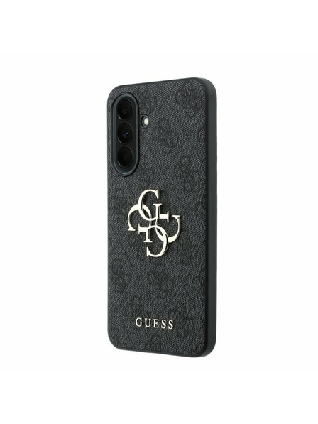 Guess Guess PU 4G Metal Logo Hátsó Tok Samsung Galaxy A37-hez Grey