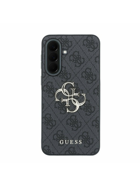 Guess Guess PU 4G Metal Logo Hátsó Tok Samsung Galaxy A37-hez Grey