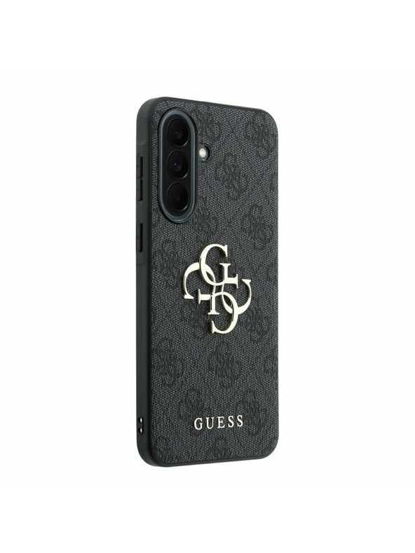 Guess Guess PU 4G Metal Logo Hátsó Tok Samsung Galaxy A37-hez Grey