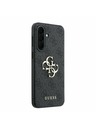 Guess Guess PU 4G Metal Logo Hátsó Tok Samsung Galaxy A37-hez Grey