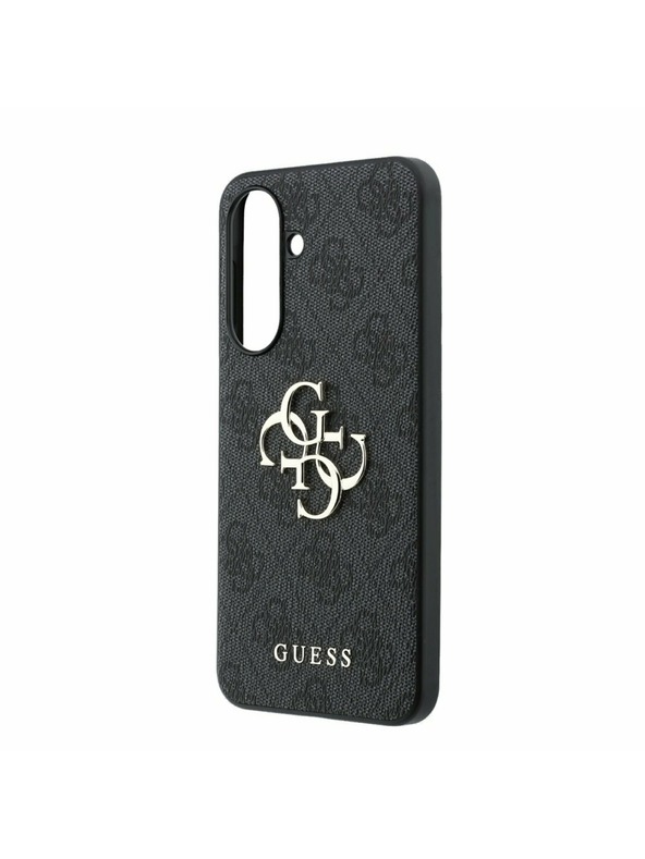 Guess Guess PU 4G Metal Logo Hátsó Tok Samsung Galaxy A37-hez Grey