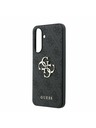 Guess Guess PU 4G Metal Logo Hátsó Tok Samsung Galaxy A37-hez Grey