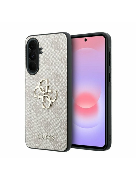 Guess Guess PU 4G Metal Logo Hátsó Tok Samsung Galaxy A37-hez Pink