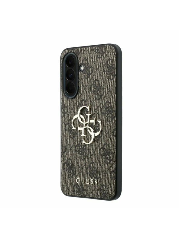 Guess Guess PU 4G Metal Logo Hátsó Tok Samsung Galaxy A37-hez Brown