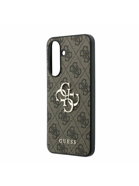 Guess Guess PU 4G Metal Logo Hátsó Tok Samsung Galaxy A37-hez Brown