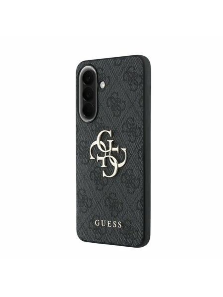 Guess Guess PU 4G Metal Logo Hátsó Tok Samsung Galaxy A57-hez Grey