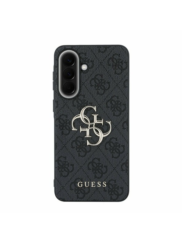 Guess Guess PU 4G Metal Logo Hátsó Tok Samsung Galaxy A57-hez Grey