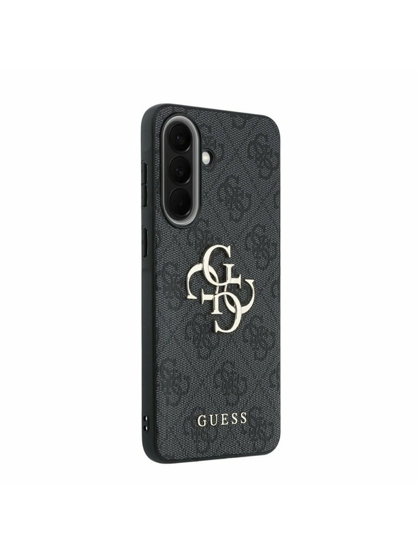 Guess Guess PU 4G Metal Logo Hátsó Tok Samsung Galaxy A57-hez Grey