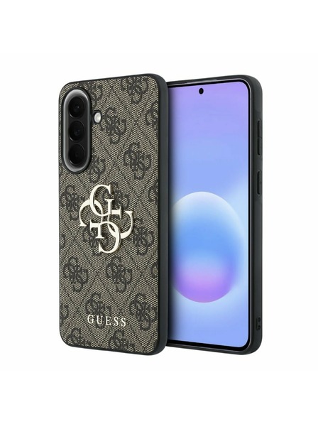 Guess Guess PU 4G Metal Logo Hátsó Tok Samsung Galaxy A57-hez Brown