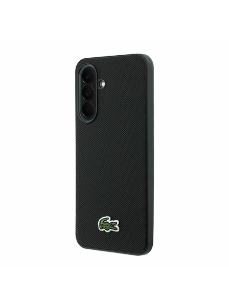 Lacoste Lacoste Iconic Petit Pique Woven Logo MagSafe Hátsó Tok Samsung Galaxy A37-hez Black