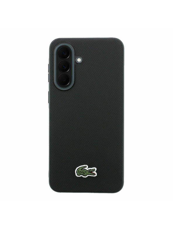 Lacoste Lacoste Iconic Petit Pique Woven Logo MagSafe Hátsó Tok Samsung Galaxy A37-hez Black