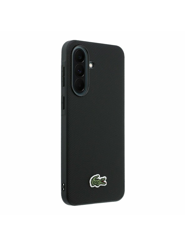 Lacoste Lacoste Iconic Petit Pique Woven Logo MagSafe Hátsó Tok Samsung Galaxy A37-hez Black