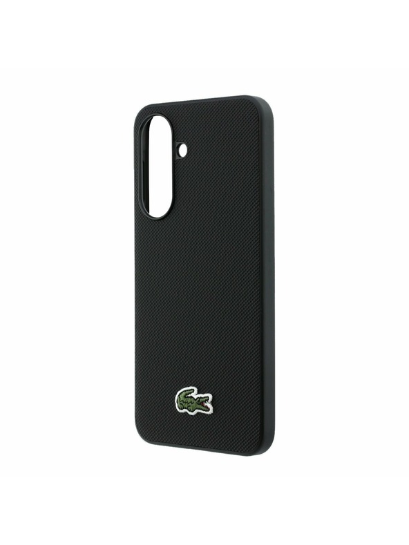 Lacoste Lacoste Iconic Petit Pique Woven Logo MagSafe Hátsó Tok Samsung Galaxy A37-hez Black