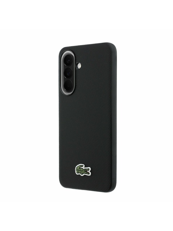 Lacoste Lacoste Iconic Petit Pique Woven Logo MagSafe Hátsó Tok Samsung Galaxy A57-hez Black