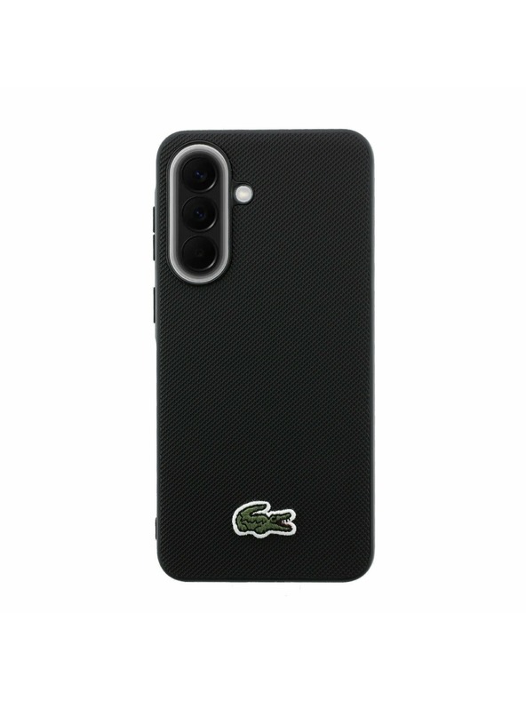 Lacoste Lacoste Iconic Petit Pique Woven Logo MagSafe Hátsó Tok Samsung Galaxy A57-hez Black