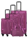 Travelite Utazó Bőröndhalmaz Travelite Corsiica S,M,L,BB Rózsaszín