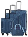 Travelite Utazó Bőröndhalmaz Travelite Corsiica S,M,L,BB Kék