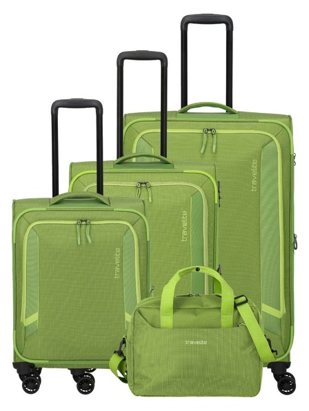 Travelite Utazó Bőröndhalmaz Travelite Corsiica S,M,L,BB Friss Zöld
