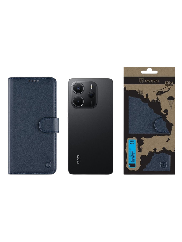 Tactical Tactical Field Notes a Xiaomi Redmi Note 14 4G számára Kék