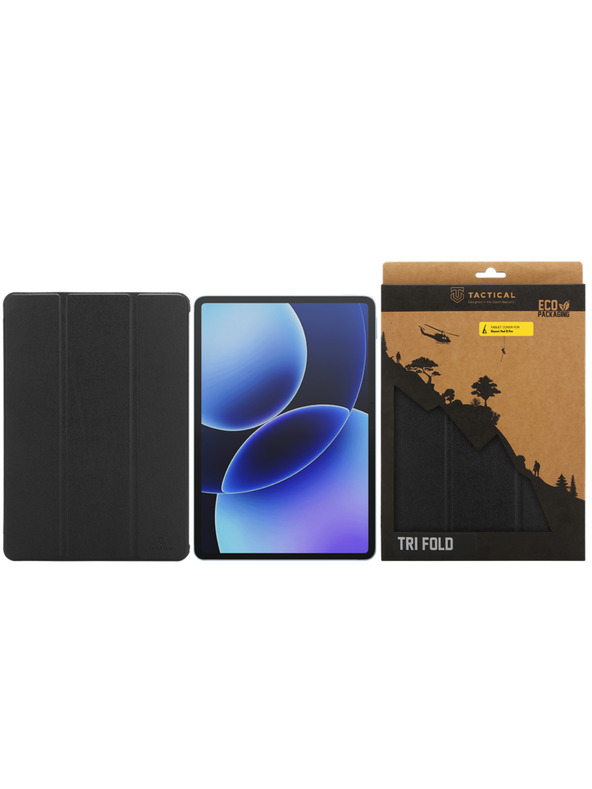 Tactical Tactical Book Tri Fold Tok Xiaomi Pad 8 Pro Black számára