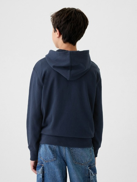 GAP Gyerek pulóver logóval és fleece béléssel GAP