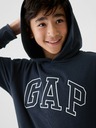GAP Gyerek pulóver logóval és fleece béléssel GAP