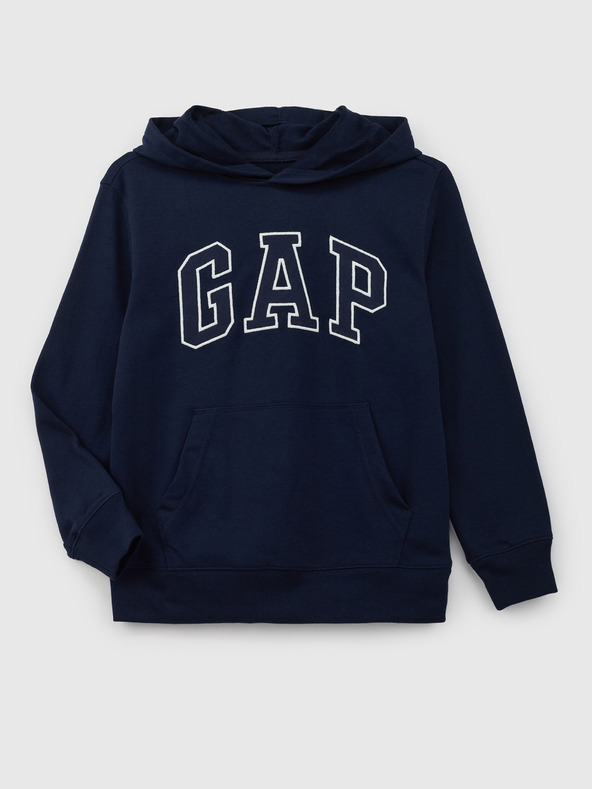 GAP Gyerek pulóver logóval és fleece béléssel GAP