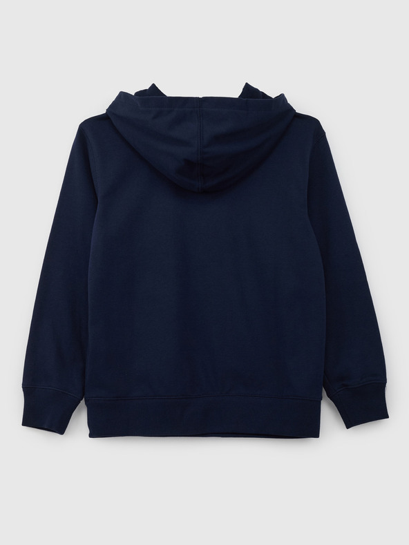 GAP Gyerek pulóver logóval és fleece béléssel GAP