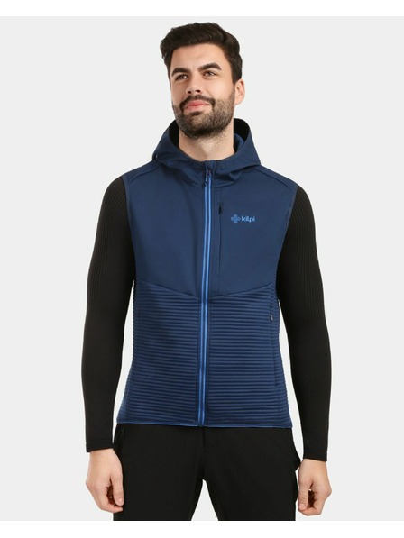 Kilpi Férfi hibrid outdoor mellény Kilpi ENIA-M Sötétkék