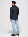 Ombre Clothing Tengerészeti OM-BLZB-0166 - tengerészeti kék Ombre Clothing