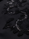 Ombre Clothing Férfi kapucnis dzseki sárkány applikációval a háton - fekete V1 OM-BLZB-0165 Ombre Clothing