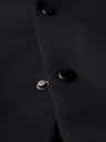 Ombre Clothing Férfi kapucnis dzseki sárkány applikációval a háton - fekete V1 OM-BLZB-0165 Ombre Clothing