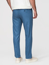 Ombre Clothing Férfi chino nadrág lenvászon keverékből - kék denim V5 P1522 Ombre Clothing