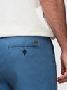 Ombre Clothing Férfi chino nadrág lenvászon keverékből - kék denim V5 P1522 Ombre Clothing