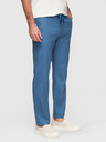 Ombre Clothing Férfi chino nadrág lenvászon keverékből - kék denim V5 P1522 Ombre Clothing