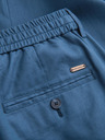 Ombre Clothing Férfi chino nadrág lenvászon keverékből - kék denim V5 P1522 Ombre Clothing
