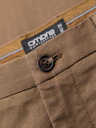 Ombre Clothing Férfi chino nadrág REGULAR FIT finom szerkezettel - sötét bézs V2 P1518 Ombre Clothing