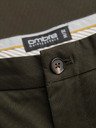 Ombre Clothing Férfi chino nadrág REGULAR FIT finom szerkezettel - sötétzöld V4 P1518 Ombre Clothing