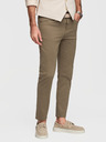 Ombre Clothing Férfi chino nadrág mérethez igazított - oliva V3 O1523 Ombre Clothing