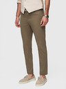 Ombre Clothing Férfi chino nadrág mérethez igazított - oliva V3 O1523 Ombre Clothing