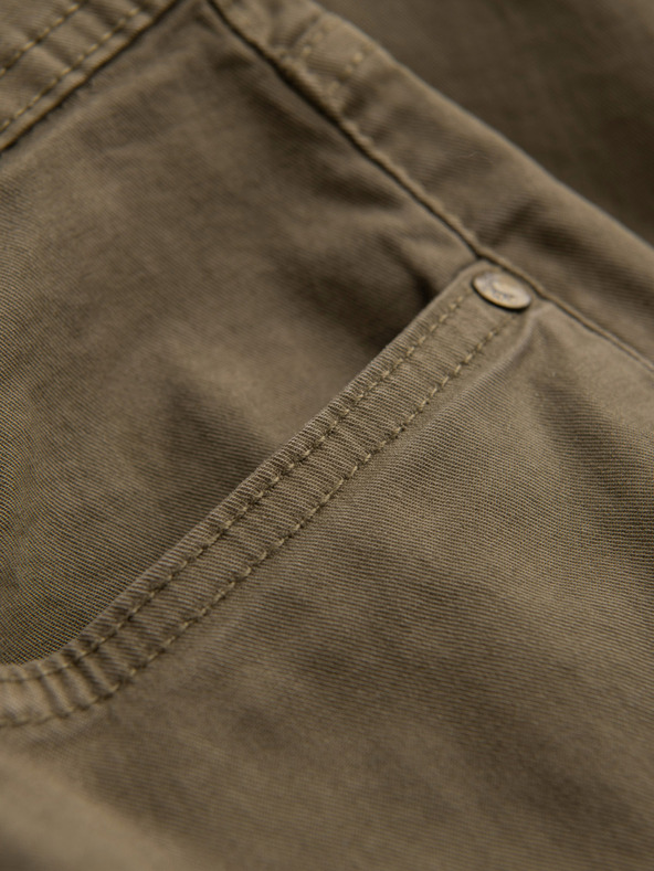 Ombre Clothing Férfi chino nadrág mérethez igazított - oliva V3 O1523 Ombre Clothing