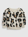 GAP Dětská mikina leopard GAP