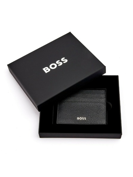 Hugo Boss Hugo Boss Classic fekete bőr kártyatartó HLC416A
