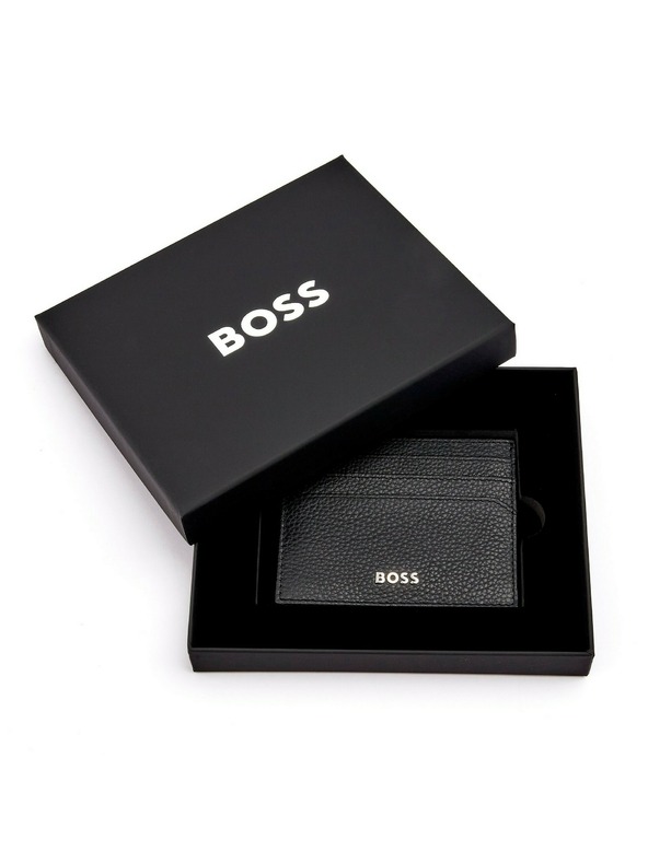 Hugo Boss Hugo Boss Classic fekete bőr kártyatartó HLC416A