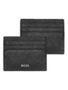 Hugo Boss Hugo Boss Classic fekete bőr kártyatartó HLC416A